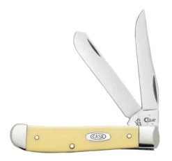 Case Knives 00029 Mini Trapper Yellow Synthetic CS Mini Trapper