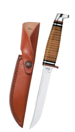 Case Knives 00381 Leather Utility Hunter With Leather Sheath