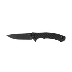 0450CF Dmitry Sinkevich Flipper S35VN Black Blade, Carbon Fiber And Titanium Handles