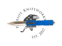 Microtech 225-13BL Dirac D/E Blue Bronzed Standard