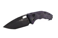 Heretic Knives Medusa Auto Two Tone DLC Tanto Purple Camo Carbon