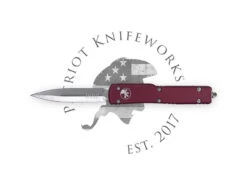 Microtech 147-10MR UTX-70 D/E Merlot Stonewash Standard