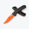 Benchmade 15535OR-1 TAGGEDOUT CPM-MagnaCut Carbon Fiber Handles W/ Exposed Orange Anodized Backspacer Lanyard -Knife Hub Shop 15535OR 01 10 40972.1692284463