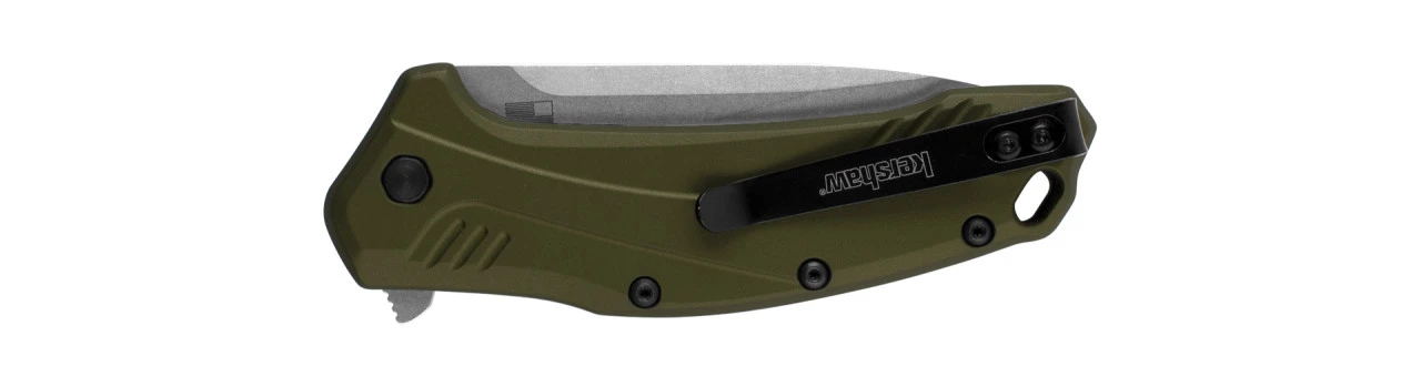 Kershaw Link Olive Aluminum 1776OLSW 4 Kershaw Link Olive Aluminum 1776OLSW - Image 2