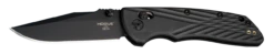 Hogue Deka Manual Folder: 3.25" Clip Point Blade - Black Cerakote Finish, Black Polymer Frame - 24376
