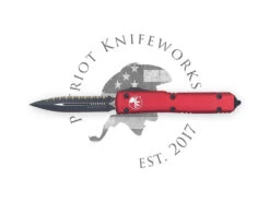 Microtech 122-3RD Ultratech D/E Red Full Serrated