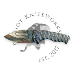 MEDFORD PRAE T S45VN VULCAN DP BLADE, PVD LIGHTNING HANDLES, FLM HW/CLIP, NP3 BREAKER