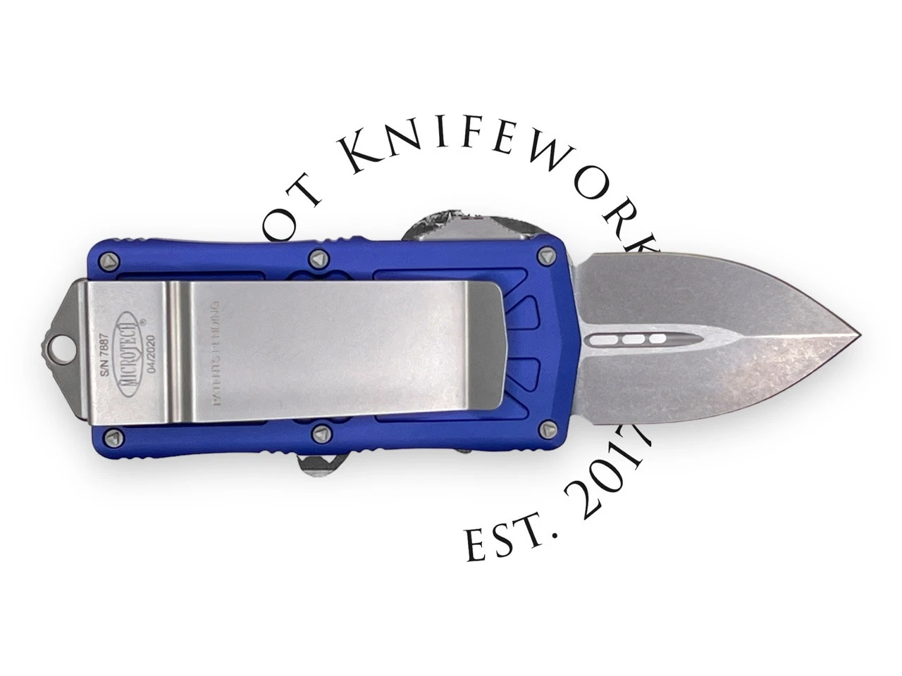 Microtech 157-10PU Exocet D/E Purple Stonewash Standard 4 Microtech 157-10PU Exocet D/E Purple Stonewash Standard - Image 2