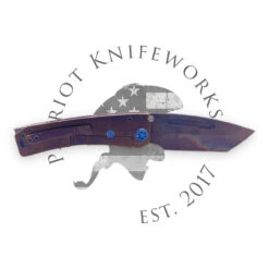 Medford Marauder H S35VN Vulcan Tanto Blade, Bronze American Flag Handles, Blue HW, Bronze Clip, Maker's Breaker -Knife Hub Shop 4C3E34D6 CA39 478C A03B 1B9039A450E2 56526.1690994083