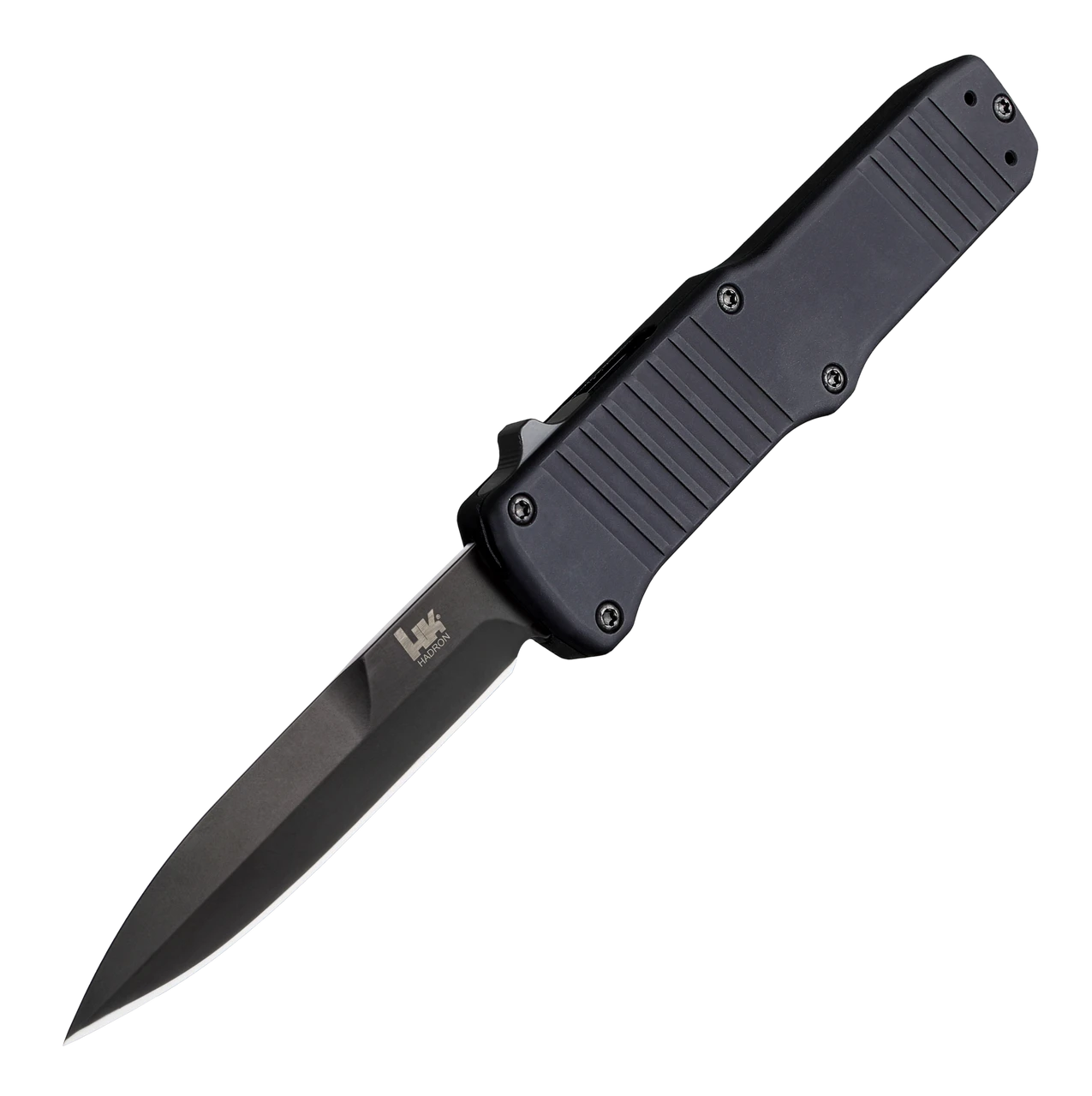 HK Hadron OTF Automatic: 3.375" Bayonet - Black PVD Finish, Matte Black Aluminum Frame 3 HK Hadron OTF Automatic: 3.375" Bayonet - Black PVD Finish, Matte Black Aluminum Frame