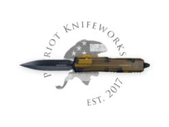 Microtech 232-1DLCTULS UTX-85 D/E Signature Series Ultem Top And Button CPM Magnacut DLC Standard DLC Hardware