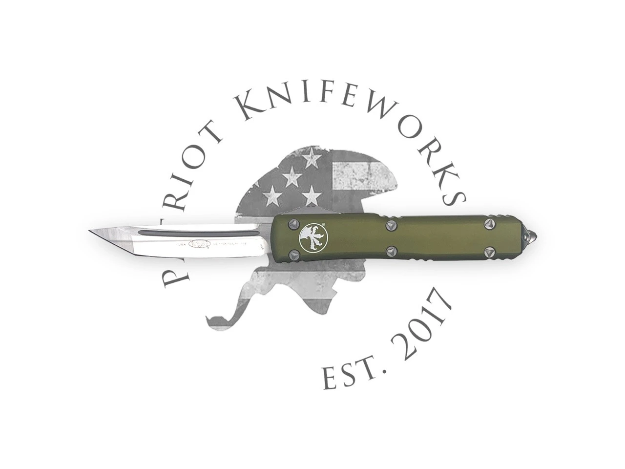 Microtech 123-4OD Ultratech T/E OD Green Satin Standard 3 Microtech 123-4OD Ultratech T/E OD Green Satin Standard