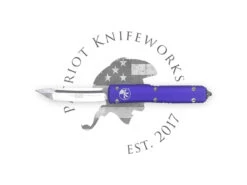 Microtech 123-4PU Ultratech T/E Purple Satin Standard