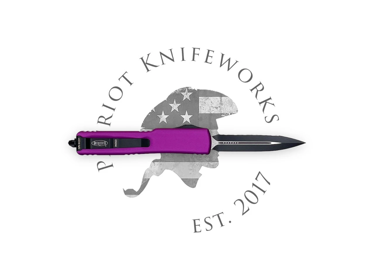 Microtech 147-3VI UTX-70 D/E Violet Full Serrated 4 Microtech 147-3VI UTX-70 D/E Violet Full Serrated - Image 2