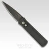 ProTech Pro-Tech 721 Godson - Black DLC Plain Blade, Black Aluminum Handles -Knife Hub Shop 721 straight 27506.1686189219