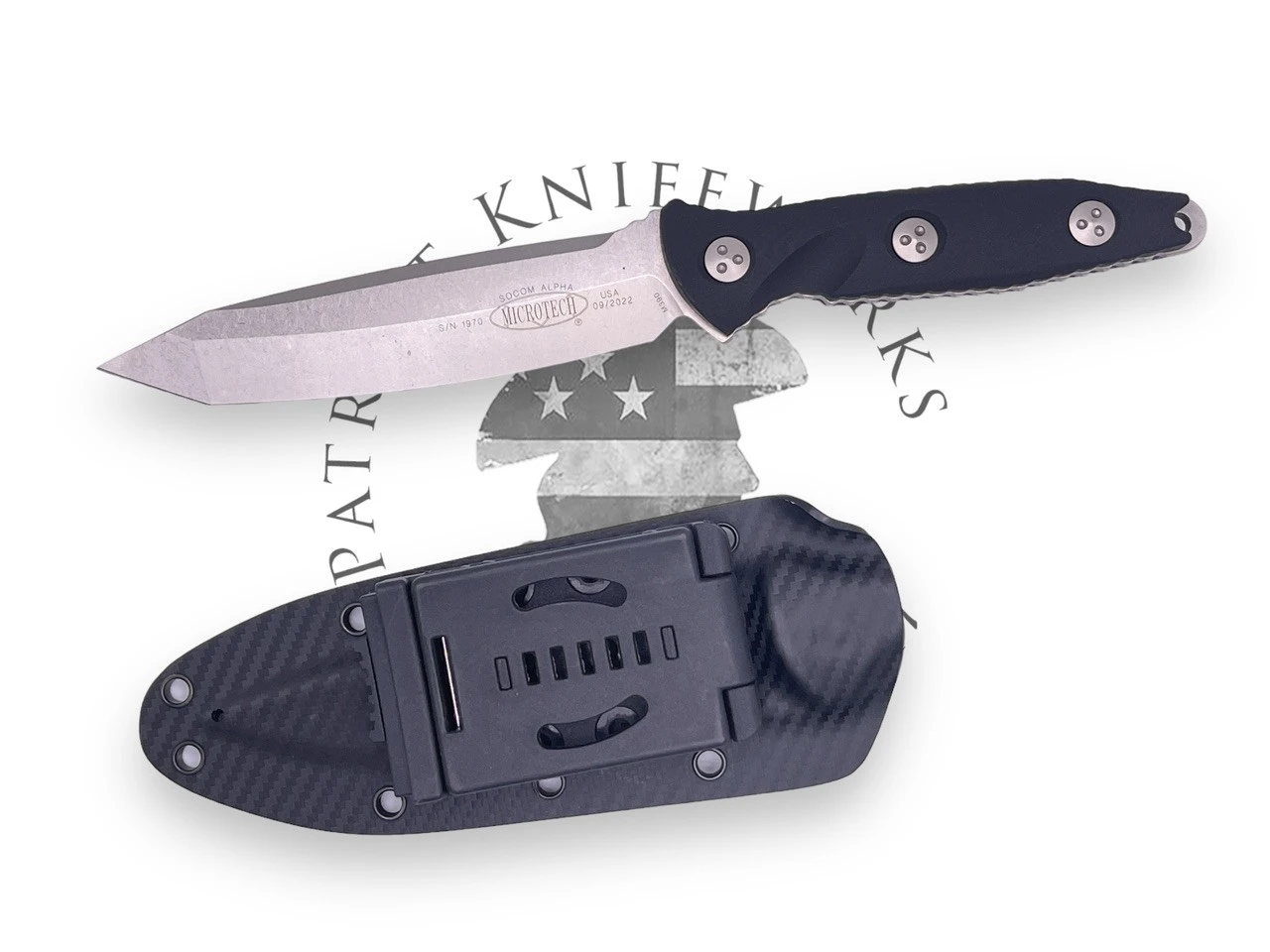 Microtech 114-10 Socom Alpha T/E Stonewash Standard 3 Microtech 114-10 Socom Alpha T/E Stonewash Standard