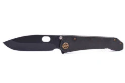 Medford 187 DP D2 PVD Blade, PVD Handles, Bronze HW, PVD Clip W Brsh/Brz Flats