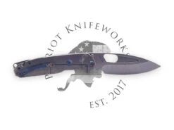 Medford Infraction S45VN Tumbled Blade, Blue Stars-N-Bars/Rivets Handles, FLM HW/Clip, NP3 Breaker -Knife Hub Shop 82DA25B2 B1A9 492F 99B5 02FEF6D79771 74102.1690303285