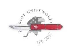 Microtech 123-10RD Ultratech T/E Red Stonewash Standard