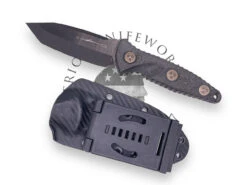 Microtech 114M-1DLCCFS Socom Alpha Mini T/E Signature Series Carbon Fiber Handle DLC Standard