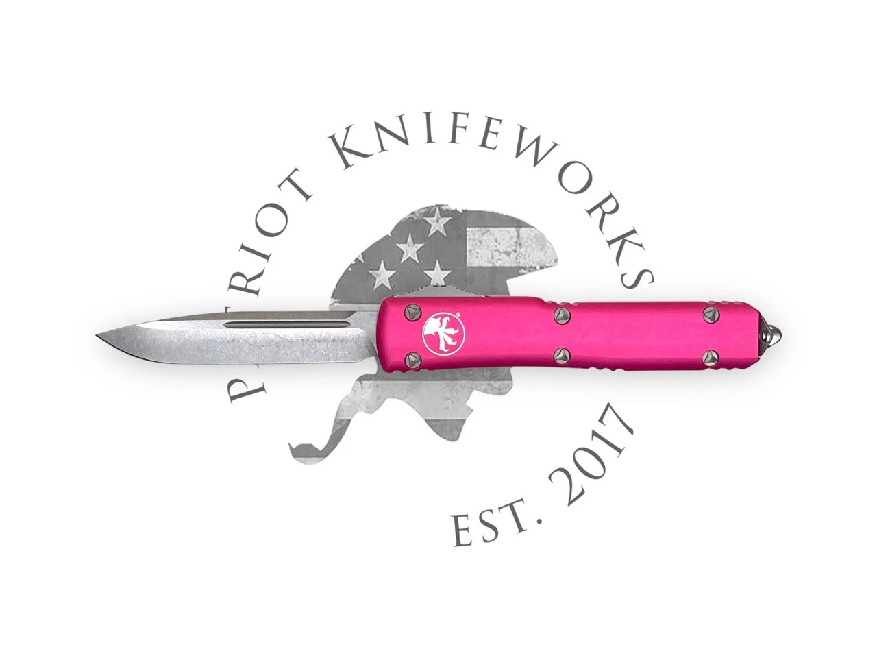 Microtech 121-10PK Ultratech S/E Pink Stonewash Standard 3 Microtech 121-10PK Ultratech S/E Pink Stonewash Standard