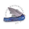 Medford Prae Slim S45VN Tumbled DP Blade, Faced/Flm Solar Flare Handle, Blue Spring, STD HW, FLM Clip -Knife Hub Shop AC09A5B5 FE3C 4F5F B165 51B5463CCD5A 61948.1690304782