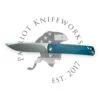 MEDFORD M-48 S45VN TUMBLED BLADE, BLUE HANDLE, TUMBLED SPRING, STD HW/CLIP -Knife Hub Shop BDED240C B422 46C9 9F78 184BC430EF41 98569.1695140412