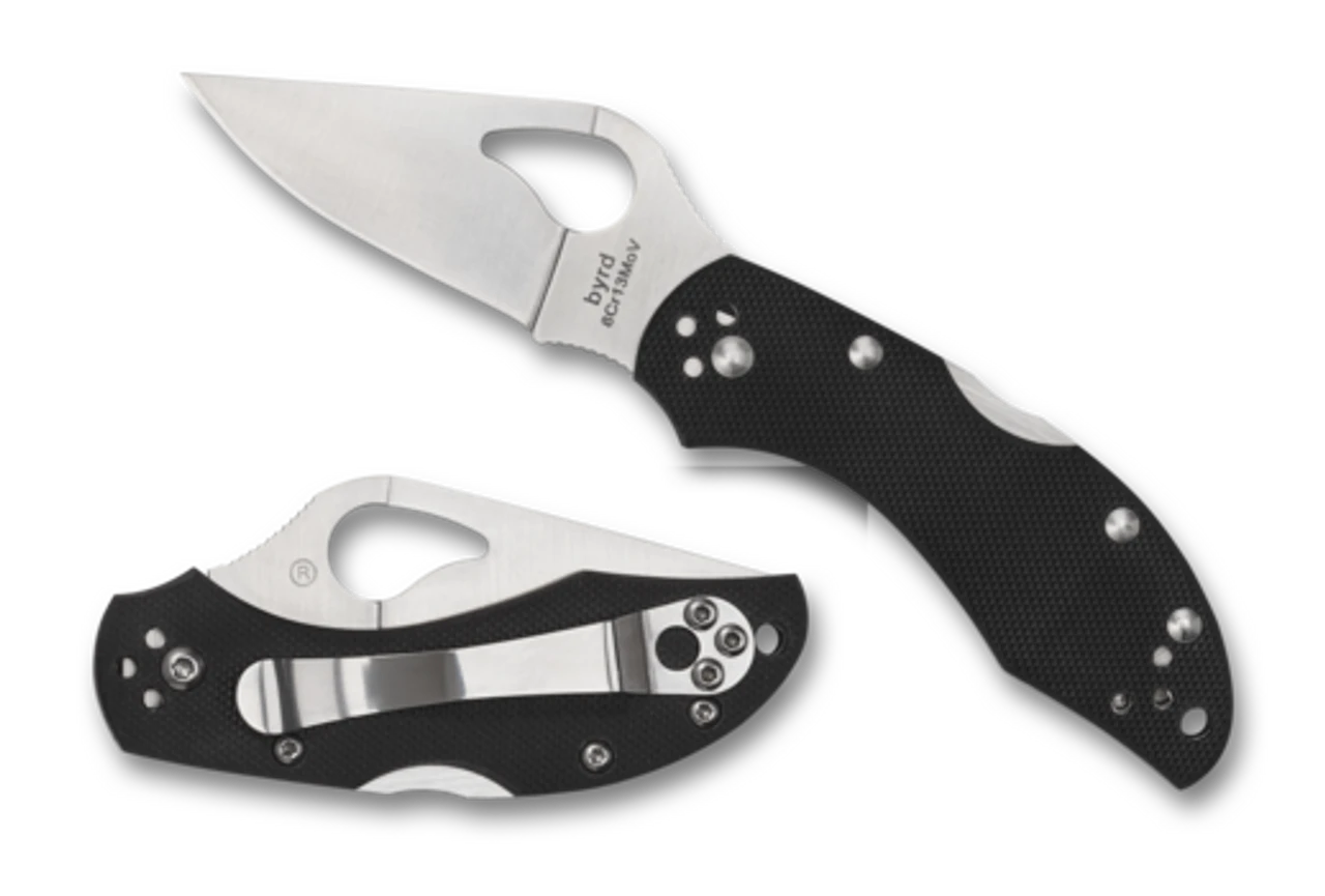 BYRD BY SPYDERCO ROBIN™ 2 PLAIN BLADE/G-10 BLACK HANDLE 3 BYRD BY SPYDERCO ROBIN™ 2 PLAIN BLADE/G-10 BLACK HANDLE