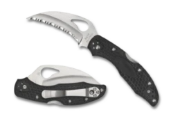 BYRD BY SPYDERCO HAWKBILL BYRD™ - SERRATED BLADE/BLACK HANDLE