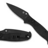 Spyderco C165GPBBK2 Autonomy™ 2 All Black Plain Edge -Knife Hub Shop C165GPBBK2 Both 31957.1599849942 08464.1654888597
