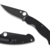 Spyderco C36GPBK MILITARY™ MODEL G-10 BLACK / BLACK BLADE -Knife Hub Shop C36GPBK Both 40663.1686340111