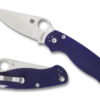Spyderco C81GPDBL2 Para Military™ 2 G-10 Dark Blue CPM S110V -Knife Hub Shop C81GPDBL2 Both 06532.1644522551