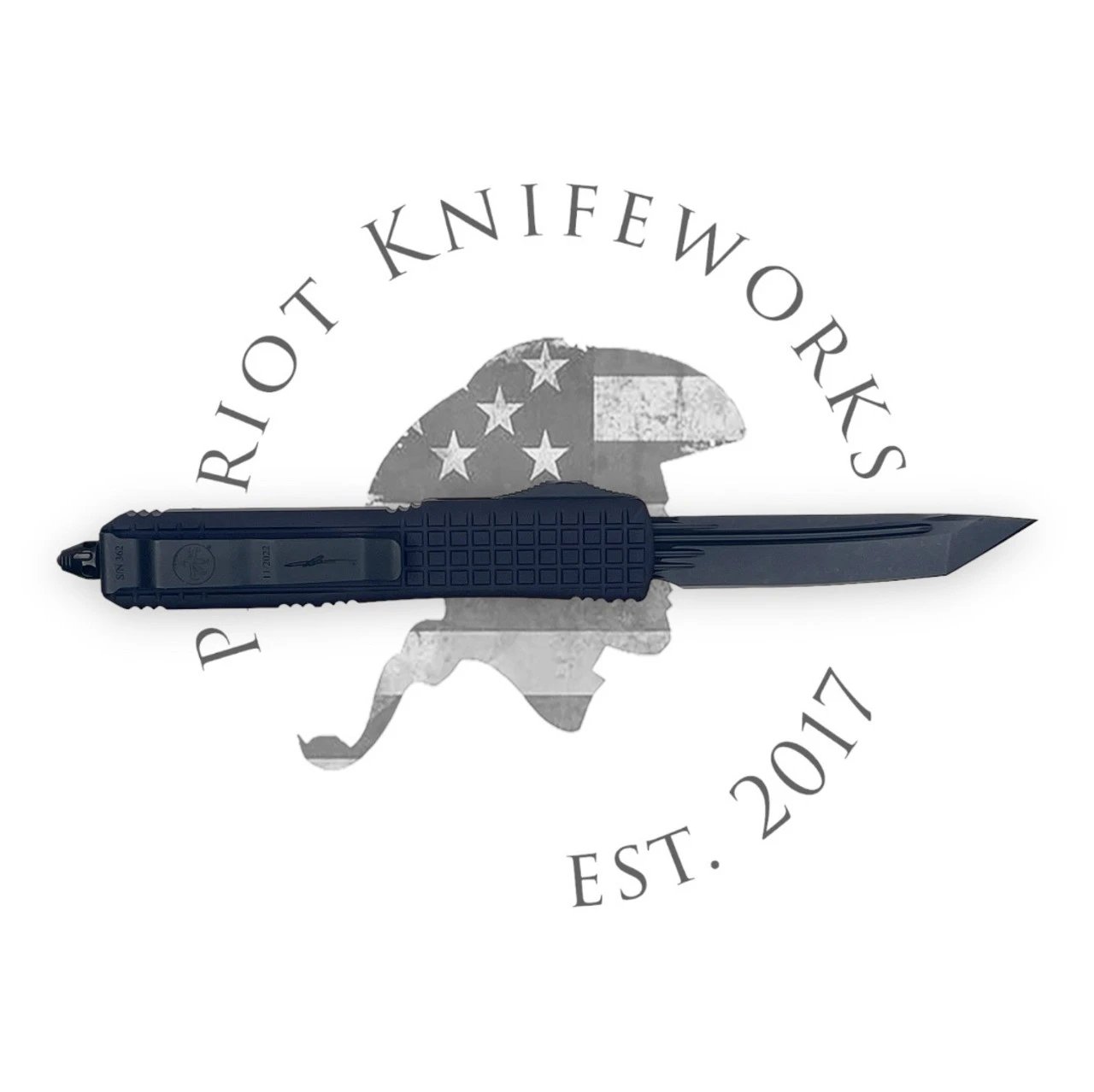 Microtech 123-1UT-DSH Ultratech Delta T/E Frag Shadow Fluted DLC Standard DLC Hardware Nickel Boron Internals 4 Microtech 123-1UT-DSH Ultratech Delta T/E Frag Shadow Fluted DLC Standard DLC Hardware Nickel Boron Internals - Image 2