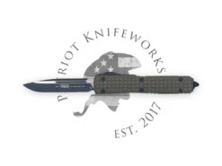 Microtech 121-1FRGTODS Ultratech S/E Signature Series OD Green Frag G-10 Top Standard