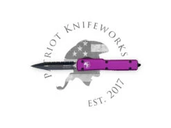 Microtech 147-3VI UTX-70 D/E Violet Full Serrated