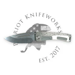 MEDFORD MARAUDER H S45VN TUMBLED DP BLADE, BB/CEMENT W/BRSH/SILVER COBBLESTONE FADE HANDLES, STD HW, BRUSH CLIP, NP3 BREAKER