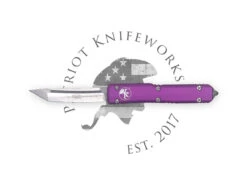 Microtech 123-10VI Ultratech T/E Violet Stonewash Standard