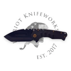 Medford Prae T S35VN PVD Tanto Blade, PVD Handles, Bronze HW, Brsh/Brz Clip, PVD Breaker