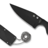 Spyderco Fred Perrin Subway SUBWAY BOWIE™ BLACK BLADE - FB48PBBK -Knife Hub Shop FB48PBBK Both 59849.1686172082