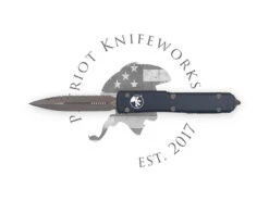 Microtech 122-15AP Ultratech D/E Bronzed Apocalyptic Full Serrated