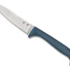 Spyderco Counter Critter Kitchen Knife Plain Blade, Blue Plastic Handle - K21PBL -Knife Hub Shop K21 L 84892.1686173713