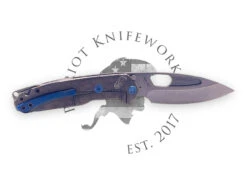 Medford Infraction S45VN Tumbled Blade, Stars-N-Bars W/Rivets Handles, Blue HW/Clip, NP3 Breaker -Knife Hub Shop PhotoRoom 20230711 104943 76385.1689107594
