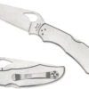 BYRD BY SPYDERCO CARA CARA™ 2 STAINLESS - PLAIN BLADE/STAINLESS HANDLE -Knife Hub Shop SPBY03P2t 03583.1676310892