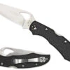 BYRD BY SPYDERCO CARA CARA™ 2 FRN - PLAIN BLADE/BLACK HANDLE -Knife Hub Shop SPBY03PBK2t 71838.1676307321