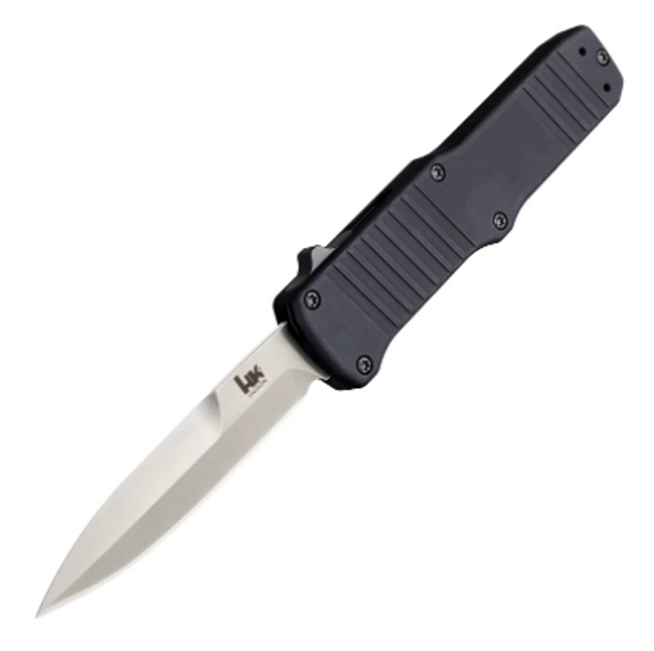HK Hadron OTF Automatic: 3.375" Bayonet Blade - Tumbled Finish, Matte Black Aluminum Frame 3 HK Hadron OTF Automatic: 3.375" Bayonet Blade - Tumbled Finish, Matte Black Aluminum Frame