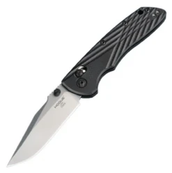 Hogue Deka Manual Folder: 3.25" Clip Point Blade - Tumbled Finish, Solid Black G10 Frame - 24279